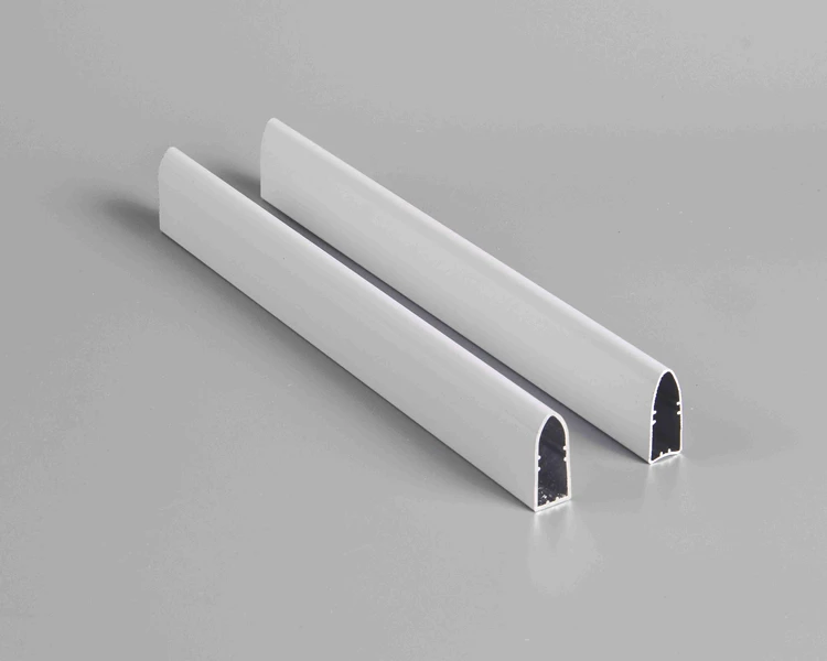 耐用的斑马辊盲铝侧轨道滚轮遮阳窗帘百叶窗铝底导轨