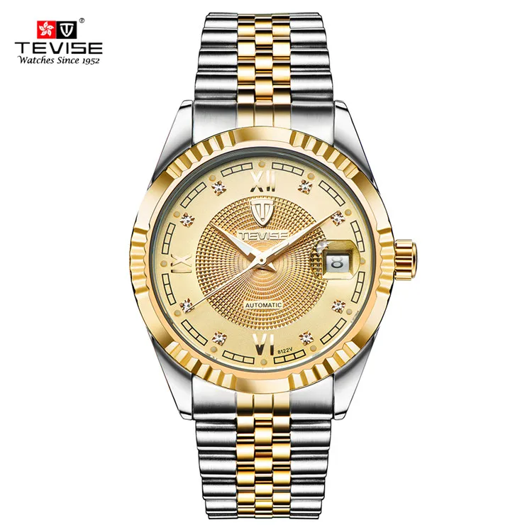 

TEVISE Top Brand Luxury Men Watch Men Fashion Business Luminous Wristwatch Male Clock Automatic Mechanical Watch Relojes Hombre