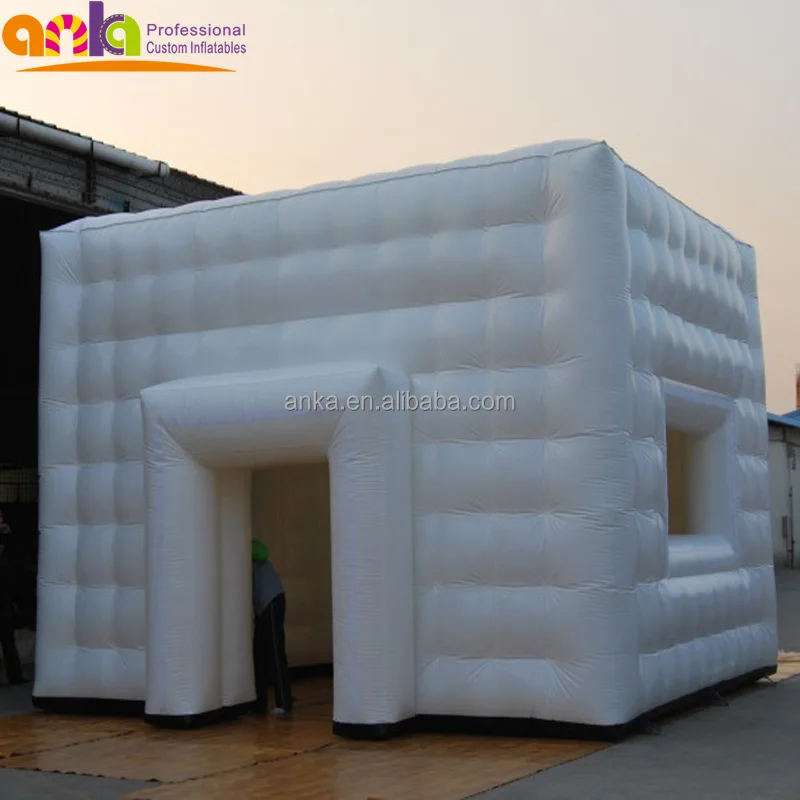 
China manufacturer outdoor bubble white inflatable air cube tent for party promotion event sale 
