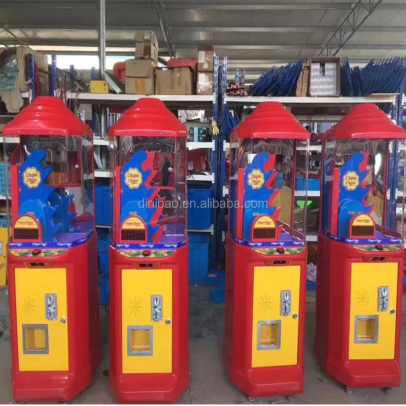 Wholesales Coin Operated Candy Vending Sugar Lollipop Game Machine