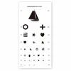 kindergarten snellen distance optical vision test chart