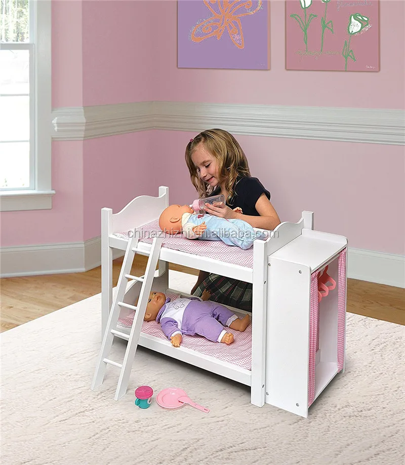 Wholesale Doll Furniture Wooden Doll House Doll Bed Bunk Bed Buy