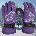 2016 new Women Ski Gloves Snowboard Gloves Motorcycle Riding Waterproof Snow Winds topper Camping Mittens RP