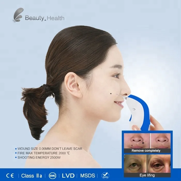 

CO2 high frequency liquid plasma pen for regular and medical use, Whilte & blue