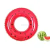 hot selling pool float toys PVC inflatable watermelon slice swim ring