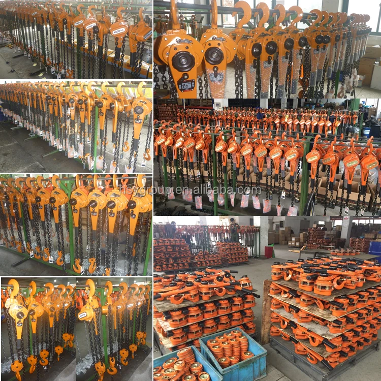 Manual hoist 1ton hand  lever chain block with grade G80 load chain 0.75 Ton to 9 ton kawasaki VL type Lever Hoists