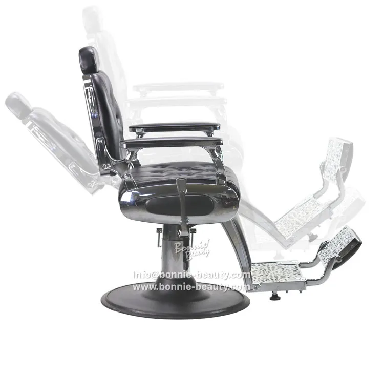 Metal Frame Men's Salon Beauty Styling Furniture Barber Hydraulic Part Manufacturer Shop Gold Kid Used White Armrest Chair