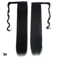 

Free shipping best selling magic long straight hair lady ponytail