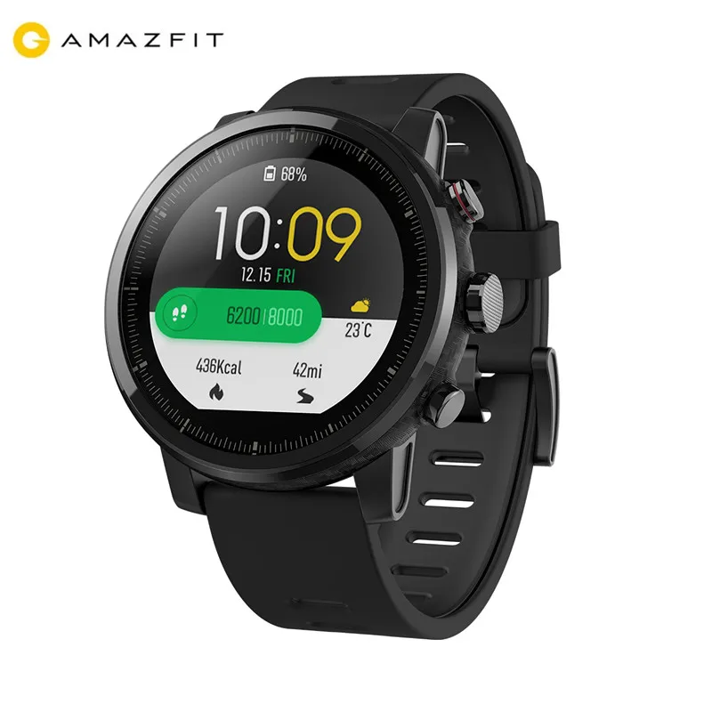 

XIAOMI HUAMI AMAZFIT 2 STRATOS SMARTWATCH GPS BLUETOOTH WIFI PULSOMETR (A1619)