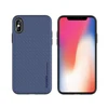 Woven Pattern TPU Leather Phone Case For iPhone X