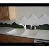 Good quality solid surface kitchen worktop quartz material countertop