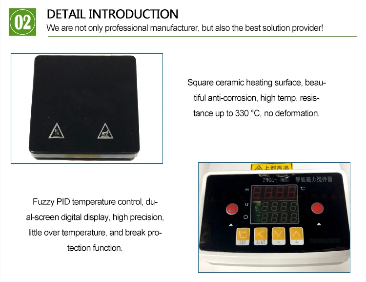 ZNCL-BS Series Lab Digital Magnetic Stirrer Hotplate For Laboratory Apparatus  (maximum heating temperature up to 300C)