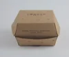 Burger and chips packaging box printed logo