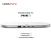 hot products 2017 wireless charger Two wireless emitters Acrylic cutting process gift package 3 inputs micro USB wireless charge