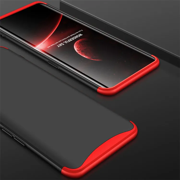 

GKK Customized model Saiboro High protective Electroplate Three Stage PC back cover for OPPO find x, Multi-color, can be customized