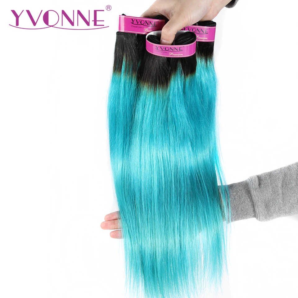 

Natural T1B/Green Brazilian Hair, Yvonne Human Hair In Stock Hair