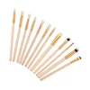12 pcs Rose Gold Cosmetics Eye Shadow Make Up Brush Set