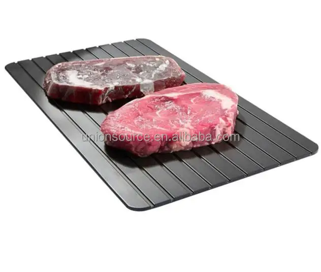 

Kitchenware Metal Thawing Tray Food Defrost Plate food defrosting tray, We can do the color as your request.