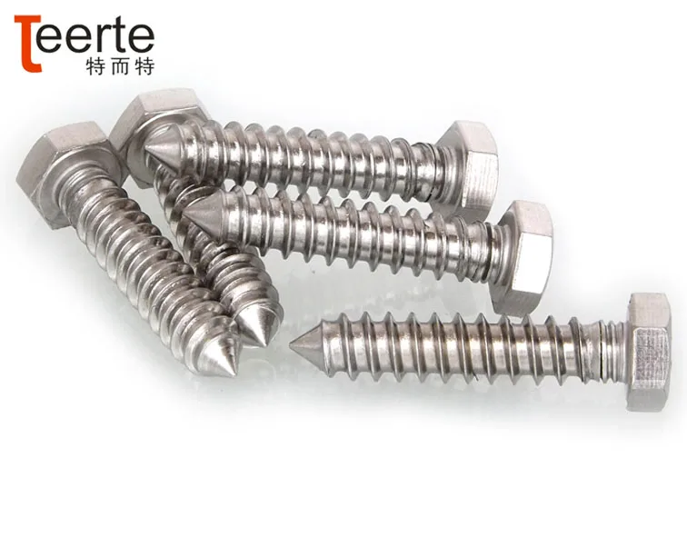 Flat Head White Zinc Plating Self Tapping Wood Screws With High Quality