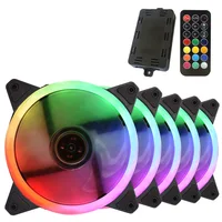 

Computer Case PC Cooling Fan RGB Adjust LED 120mm Quiet IR Remote New Computer Cooler Cooling RGB Case Fan For CPU