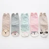 New Styles Girls Summer Spring Ankle Socks Women Funny Cartoon Cat Lion Womens Socks Cute Animal Ear Cotton Short Socks