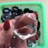Bulk natural polyhedron hexagram chakra clear quartz crystal pendant for present