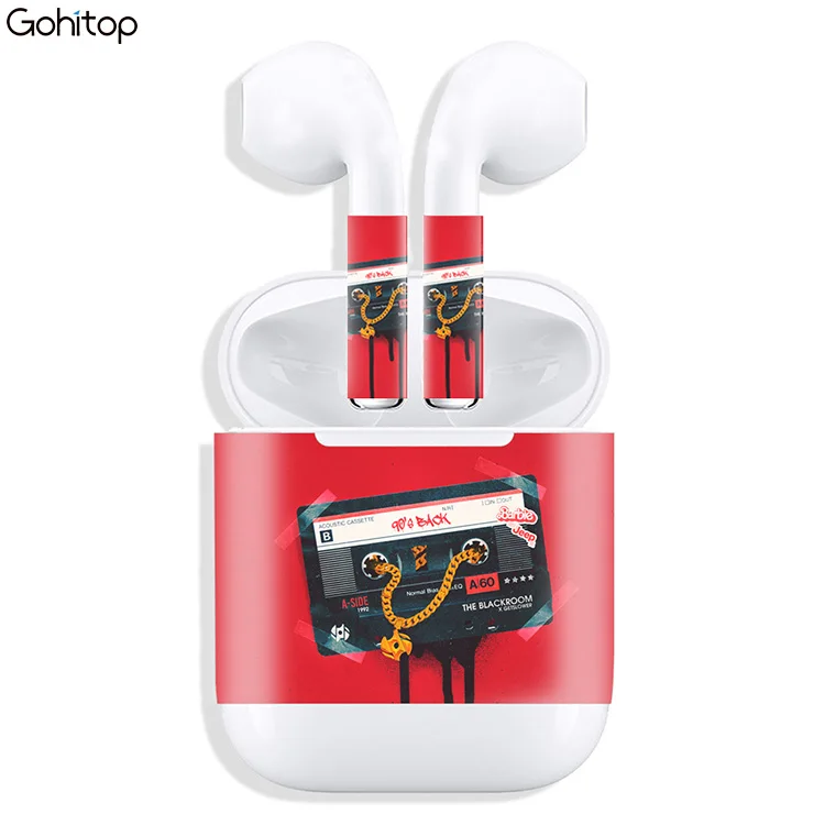 

Wholesale PVC Custom Sticker Skin for Airpod, Multi options