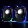 2018 new design pc sound system 2.0 wired computer speaker