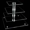 tier acrylic vintage cake and cupcake stand