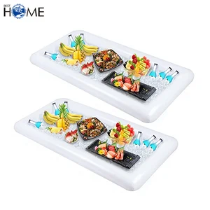 Image of Food Drink Holder Buffet Cooler Salad Ice Tray Inflatable Serving Bar