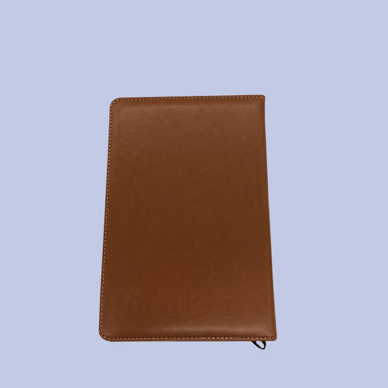 
Stamp Handmade Pu Calender Vintage A5 Display Guest Executive Leather Cover NoteBook 