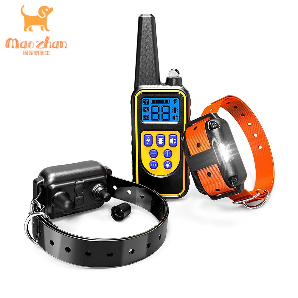 

Weekly Deals 880 Yard Shock Big LCD Display for (1/2/3) Dog Training Collars With Remote