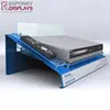 Counter blue acrylic projector display stand