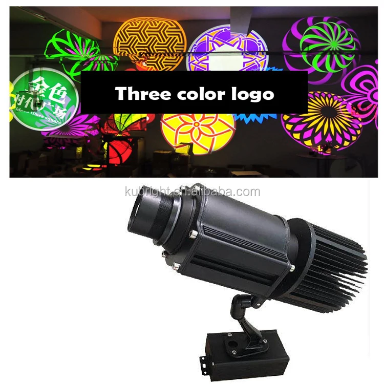 waterproof outdoor 4 logo rotating led 150w gobo projector