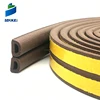 Rubber large foam weather stripping around door and window