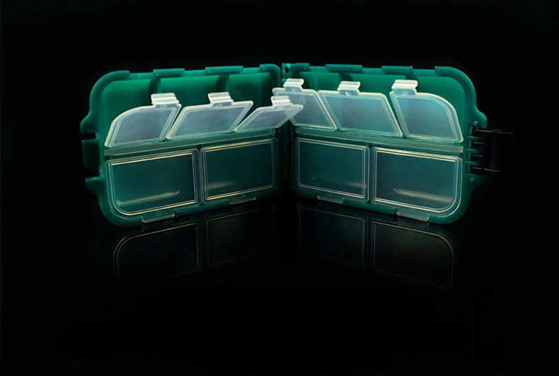 
WEIHE 003# small plastic squid jig hook box/fishing tackle storage box 
