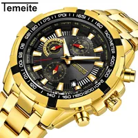 

TEMEITE Top Luxury Brand Wrist Watch Men Outdoor Sports Mens Quartz Waterproof Luminous Chronograph Male Clock Relogio Masculino