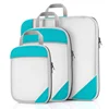 Travel bag set packing cubes 3 piece compression