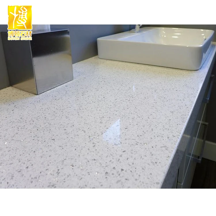 
Sparkling White Quartz Stone for Kitchen Countertop 