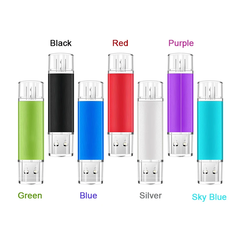 

High Speed 2 In 1 USB 3.0 OEM Micro Otg Usb Flash 16 Gb 32GB Gift Pen Drive for Android Smart Phone, Black;blue;gray;green;orange;pink;purple;red;white;yellow