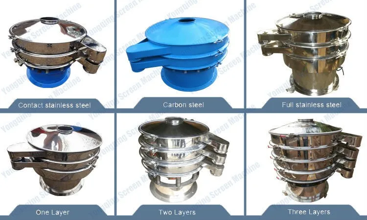 1200 mm diameter pvc resign tumbler vibratory sieve screen