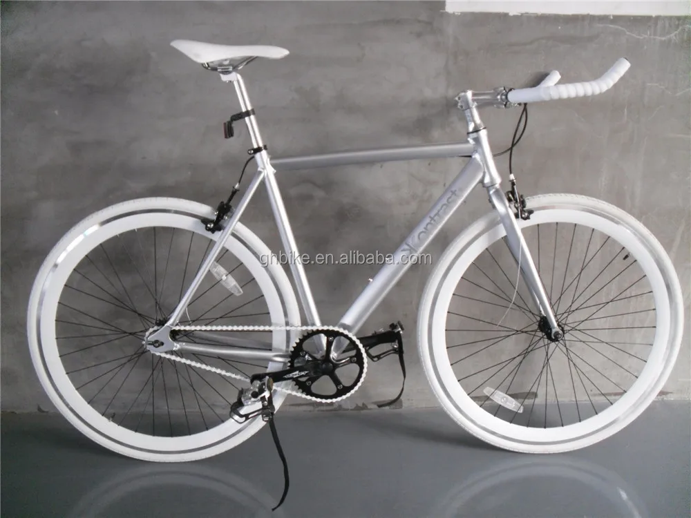 black and silver bike