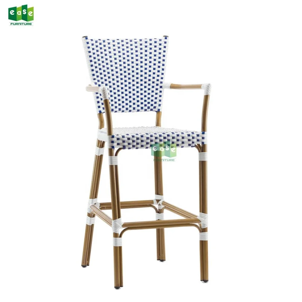 Outdoor Patio Rattan Bar Stool Chair Antique Design Buy Rattan Bar