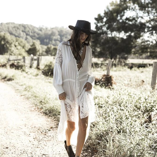 

Summer Beachwear Lace Cardigan Cover Up Sexy Long Bikini Sunscreen Cover Ups, Beach blouse