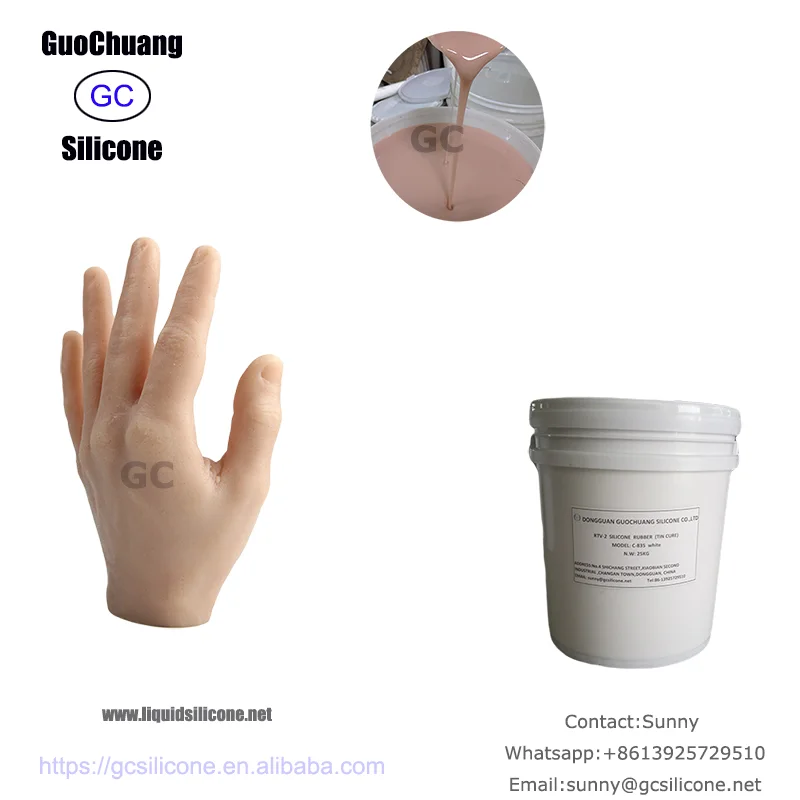 medical grade liquid silicone rubber for prosthetic toes, View medical