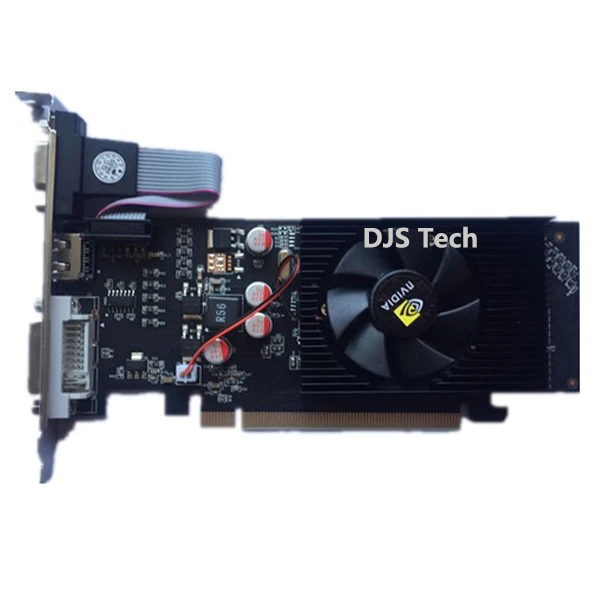 

Interface Graphic Card Ge Force GT610 1G DDR2 64Bit Video Card For Desktop Computer, Black