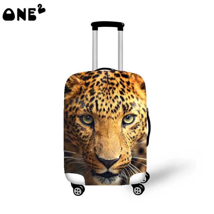 

ONE2 design leopard luggage protective cover for mens, Full printing color