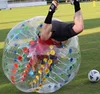 Quick delivery to your address colorful inflatable football bubble ball