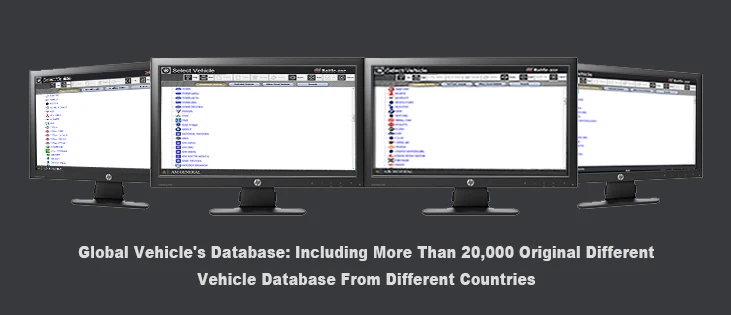 3D wheel alignment vehicle database