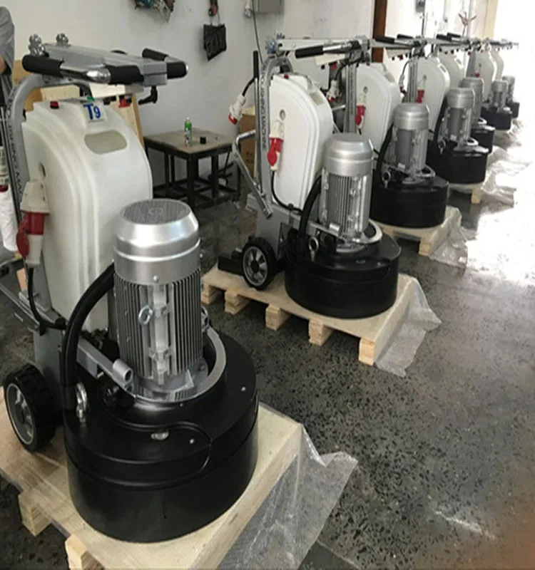 Asl750t9 Concrete Grinder Floor With 9 Heads And Disc